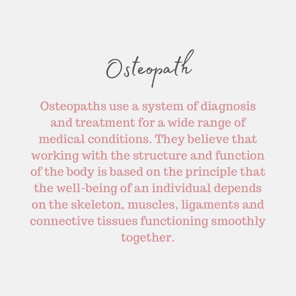 About osteopaths