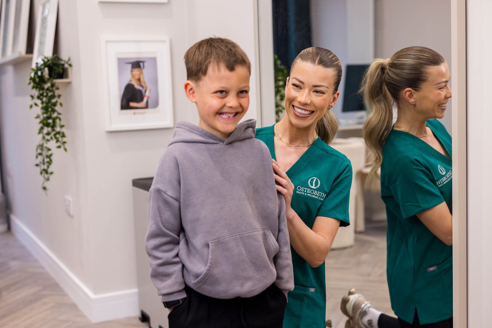 Osteopathy for children at Osteobeth, osteopathy clinic in Andover.